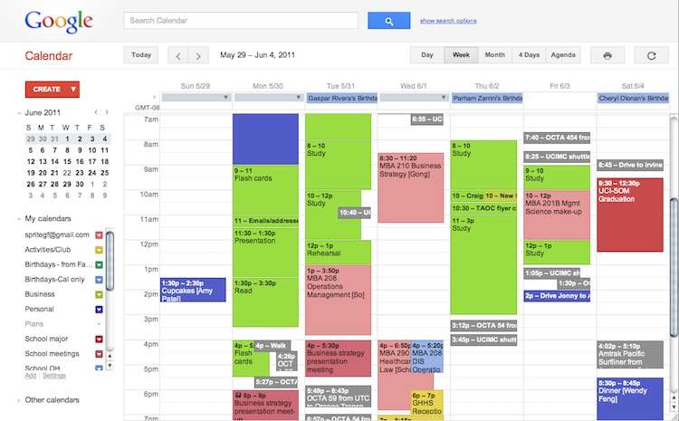 My crazy study schedule with business school and med school events at the same time @_@