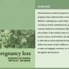 UCSF Pregnancy Loss brochure